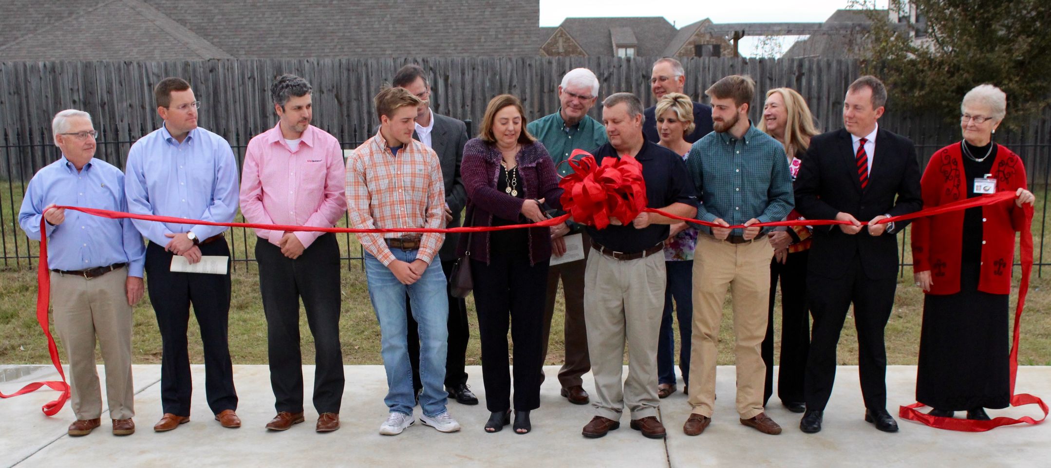 Dearden basketball court dedicated